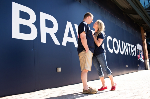 BRITTNEY & TREY–TURNER FIELD ENGAGEMENT SESSION » Alison Church