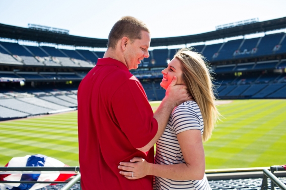 BRITTNEY & TREY–TURNER FIELD ENGAGEMENT SESSION » Alison Church